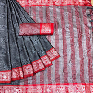 grey-festive-wear-woven-cotton-silk-saree-142298