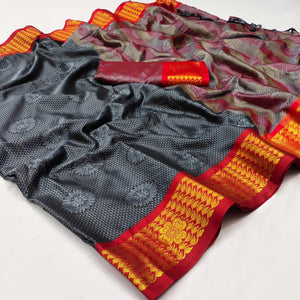 grey-festive-wear-woven-cotton-silk-saree-142279