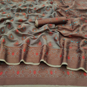 grey-festive-wear-woven-cotton-silk-saree-128939