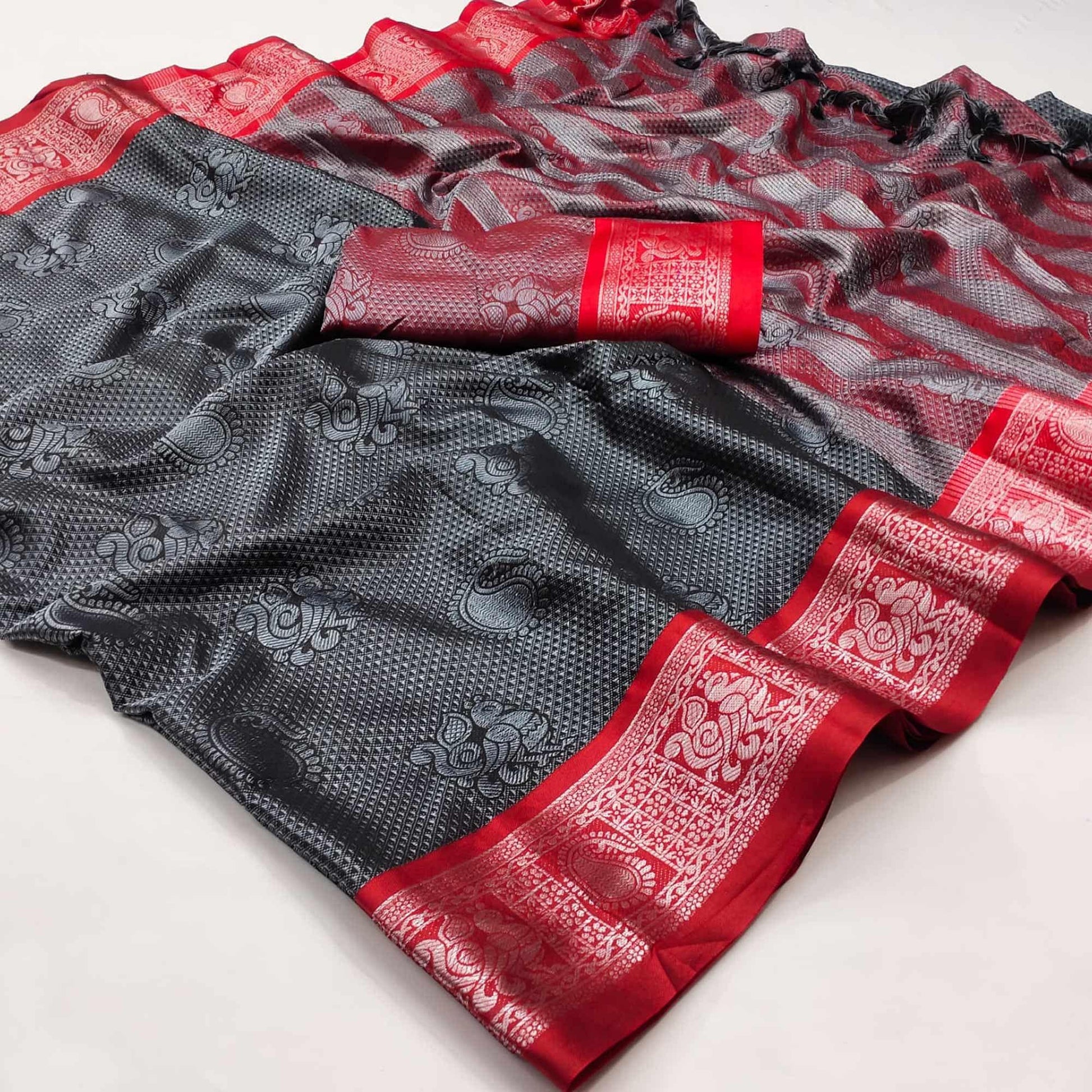 grey-festive-wear-woven-cotton-silk-saree-142298