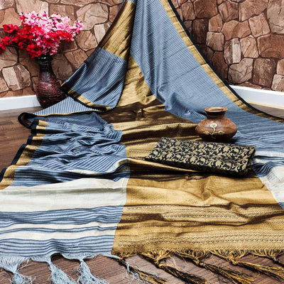 grey-festive-wear-woven-heavy-rich-cotton-silk-saree-127700