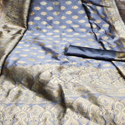 grey-festive-wear-woven-jacquard-silk-saree-108194
