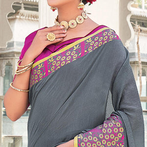 grey-festive-wear-woven-khadi-silk-saree-118564