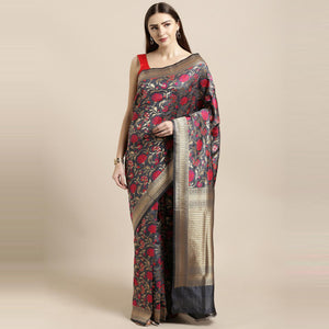 grey-festive-wear-woven-kanjivaram-silk-saree-138560