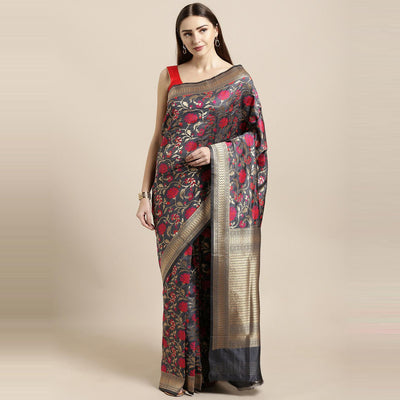 grey-festive-wear-woven-kanjivaram-silk-saree-138560