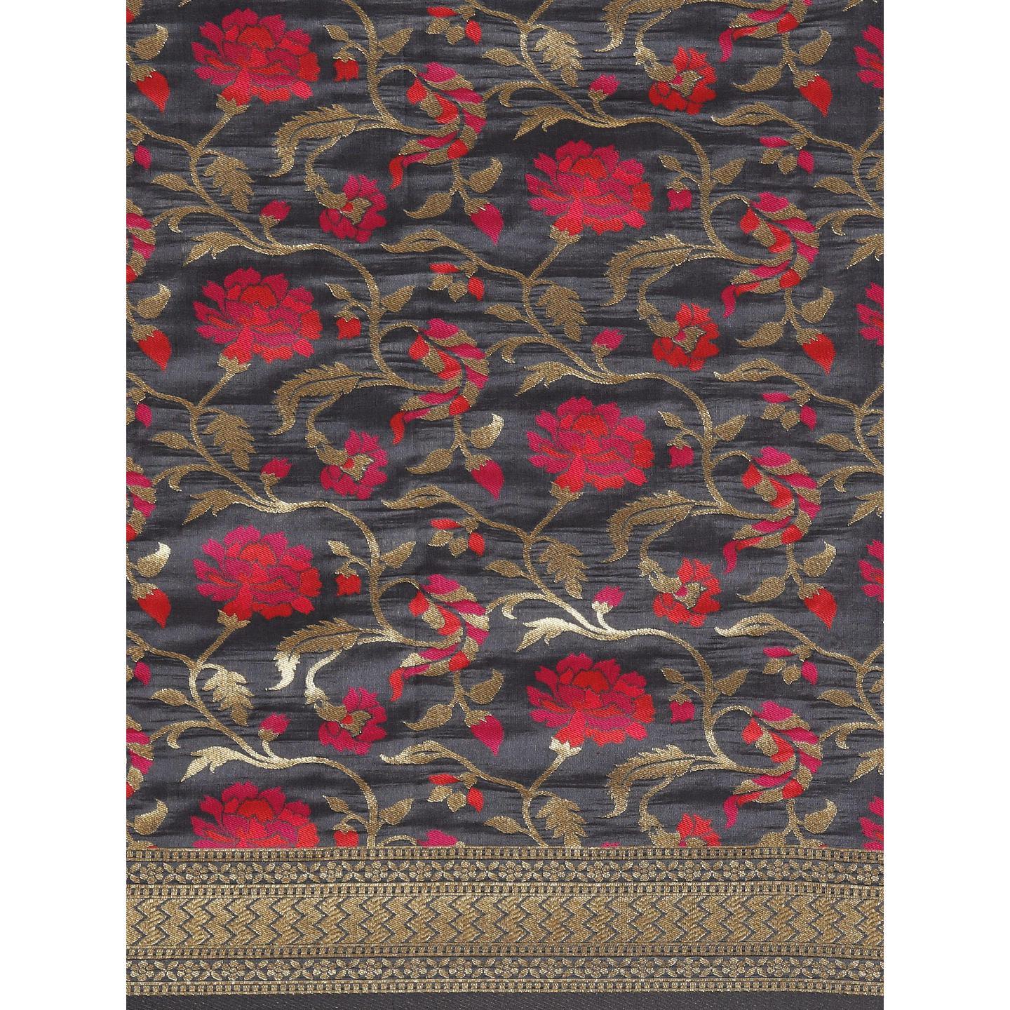 grey-festive-wear-woven-kanjivaram-silk-saree-138560