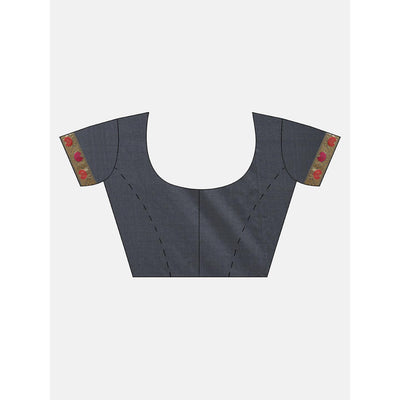 grey-festive-wear-woven-kanjivaram-silk-saree-138560