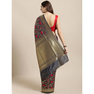 grey-festive-wear-woven-kanjivaram-silk-saree-138560