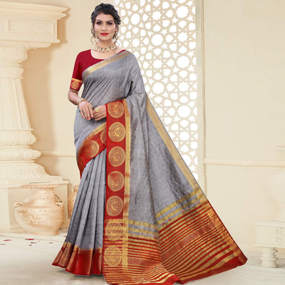 grey-festive-wear-woven-kanjiwaram-art-silk-saree-111121