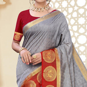 grey-festive-wear-woven-kanjiwaram-art-silk-saree-111121