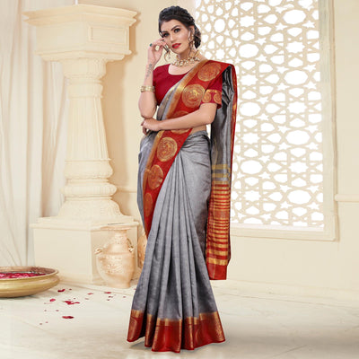 grey-festive-wear-woven-kanjiwaram-art-silk-saree-111121