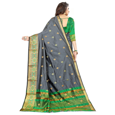 grey-festive-wear-woven-maithili-silk-saree-114088
