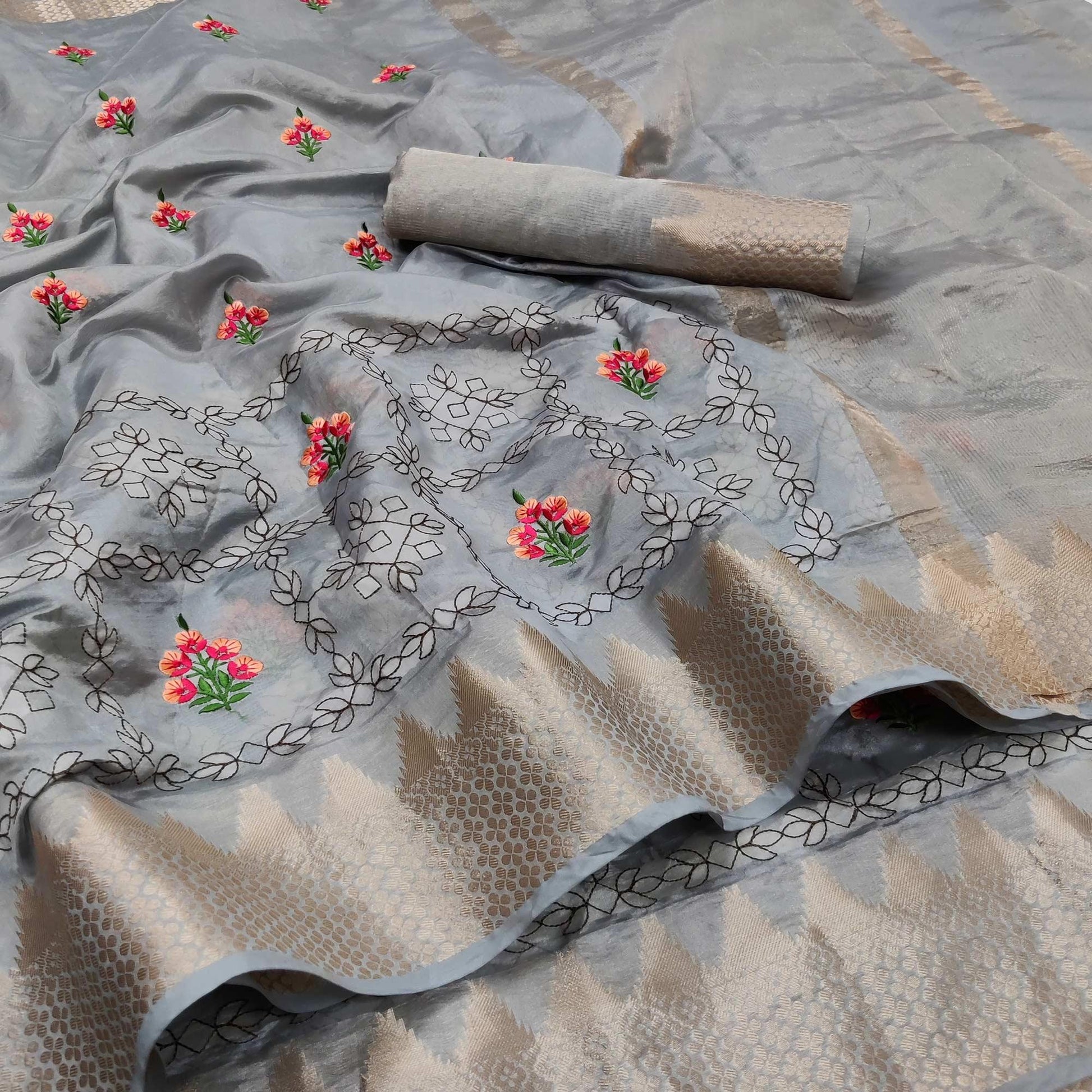 grey-festive-wear-woven-organza-saree-with-floral-embroidery-butta-work-136554