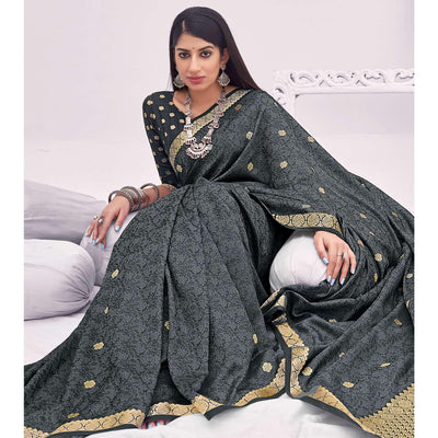 grey-festive-wear-woven-satin-saree-140235