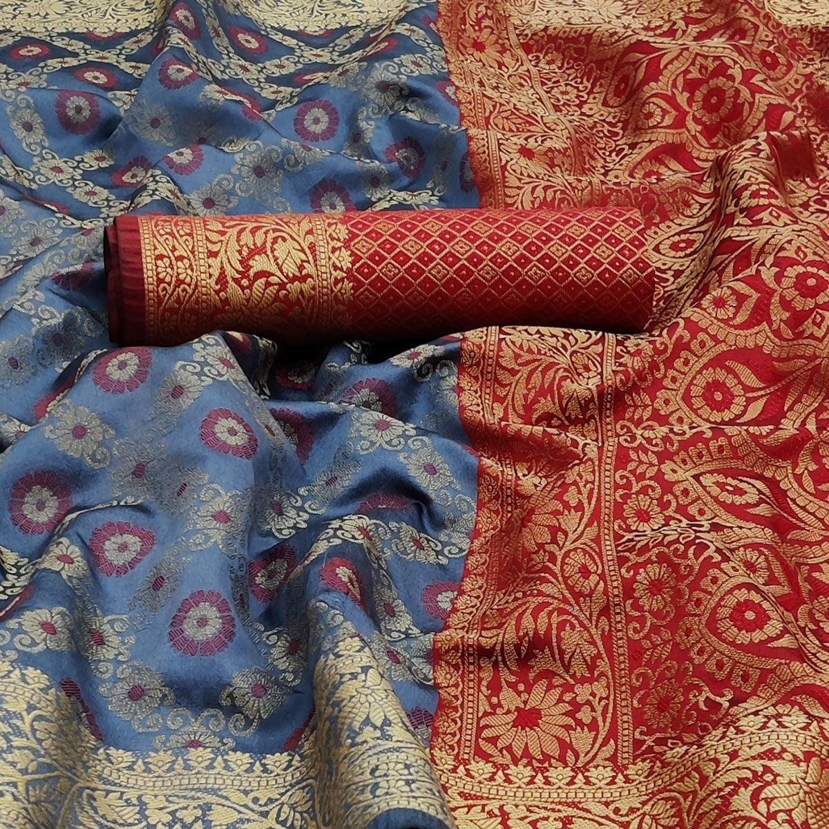 grey-festive-wear-woven-silk-saree-with-patola-rich-pallu-136919