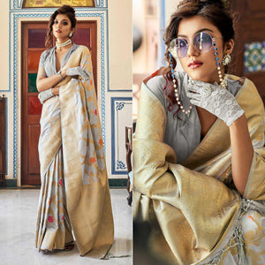 grey-festive-wear-woven-silk-saree-with-tassels-141172