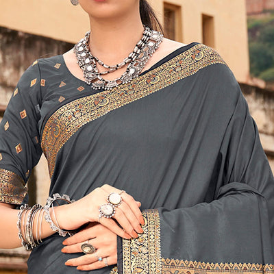 grey-festive-wear-woven-soft-banarasi-silk-saree-119210