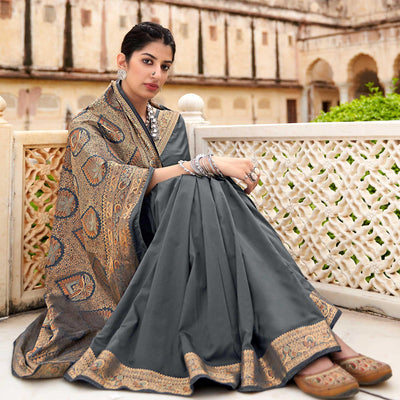 grey-festive-wear-woven-soft-banarasi-silk-saree-119210