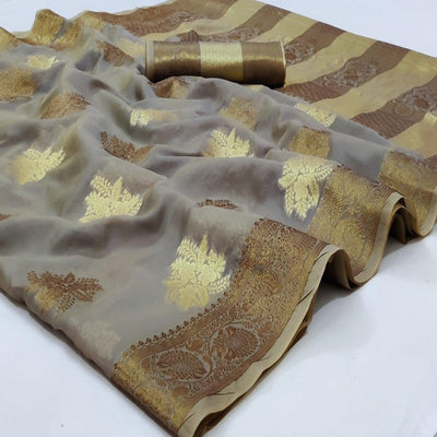 grey-festive-wear-woven-soft-organza-saree-136910