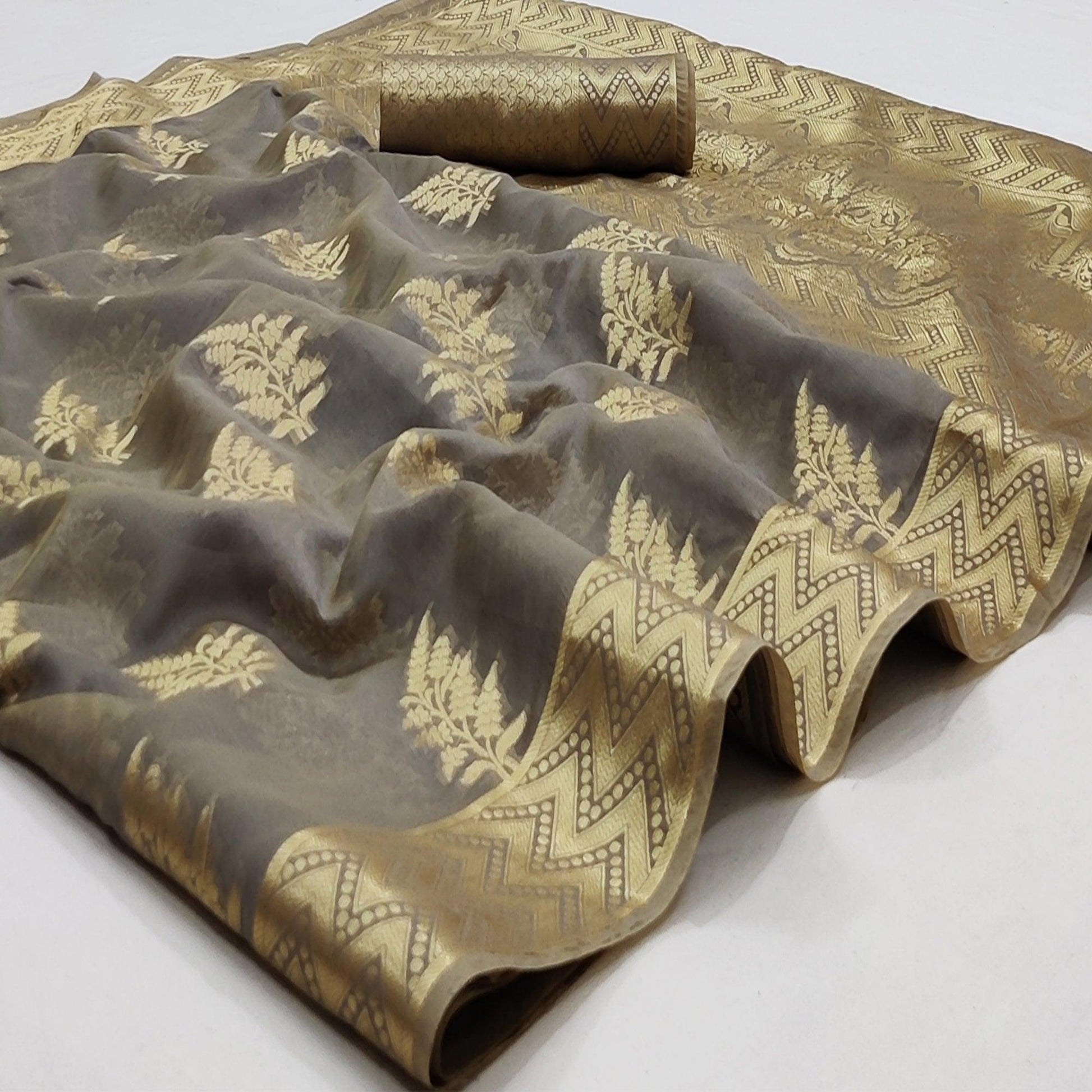 grey-festive-wear-woven-soft-organza-saree-137370