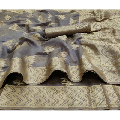 grey-festive-wear-woven-soft-organza-saree-137370