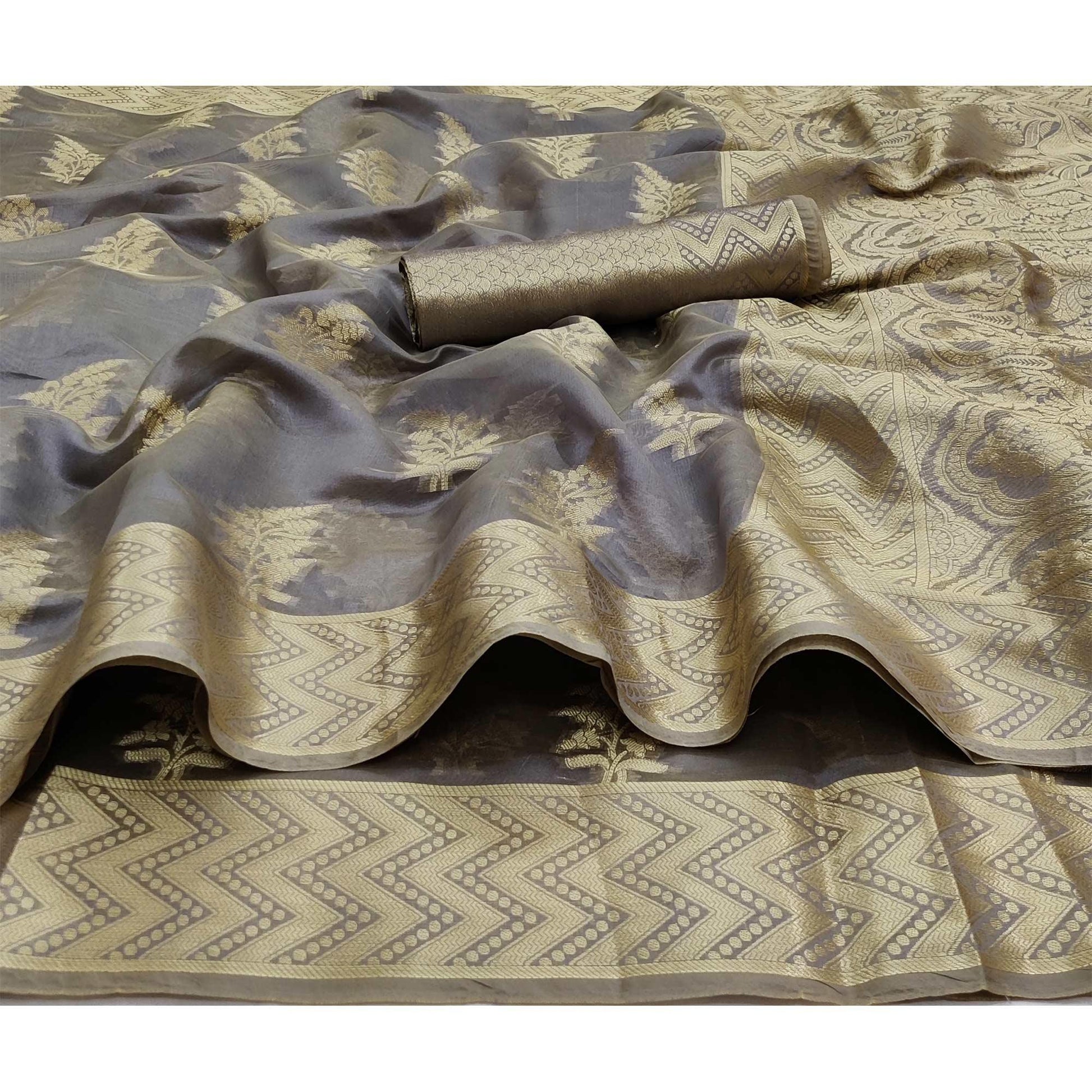 grey-festive-wear-woven-soft-organza-saree-137370