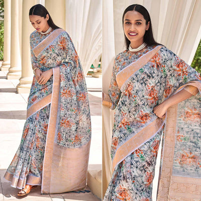 grey-floral-digital-printed-with-sequence-linen-saree-144959