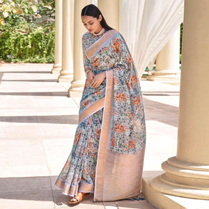 grey-floral-digital-printed-with-sequence-linen-saree-144959