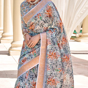 grey-floral-digital-printed-with-sequence-linen-saree-144959