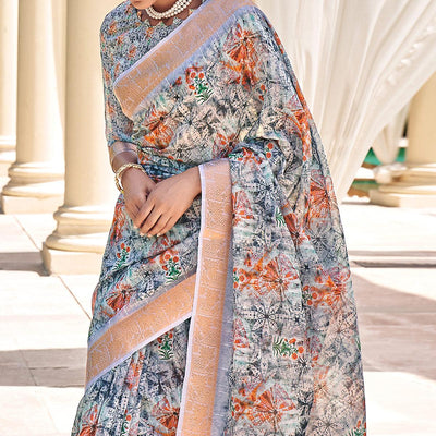 grey-floral-digital-printed-with-sequence-linen-saree-144959