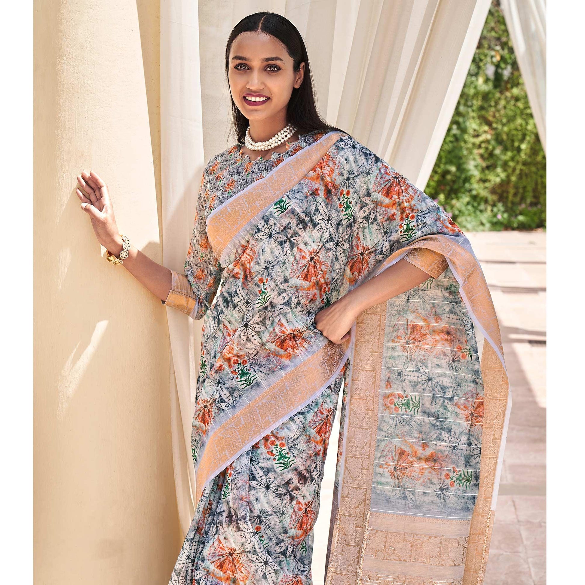 grey-floral-digital-printed-with-sequence-linen-saree-144959