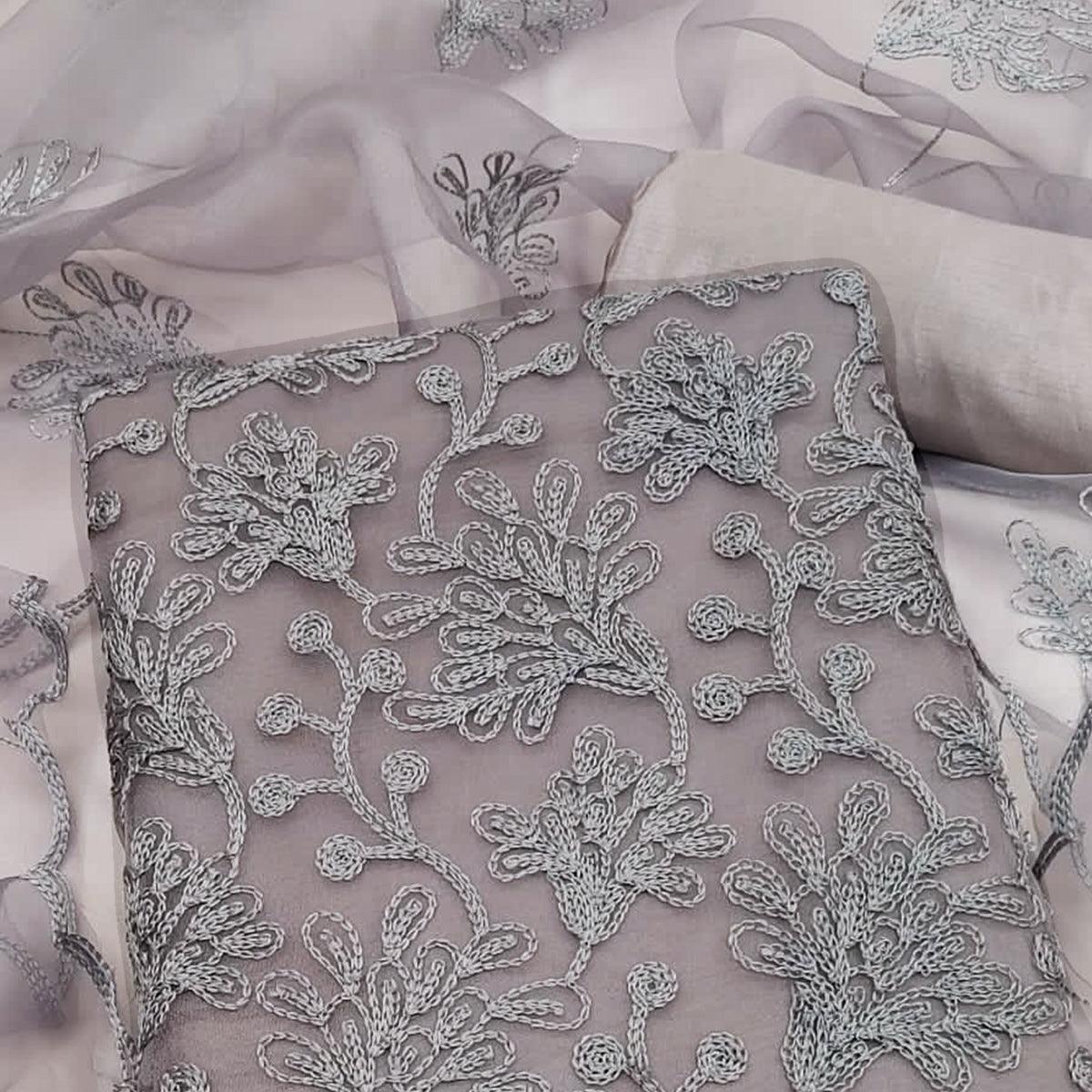 grey-floral-embroidered-organza-dress-material