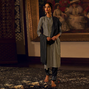 grey-floral-embroidered-pure-viscose-silk-partywear-suit-123539