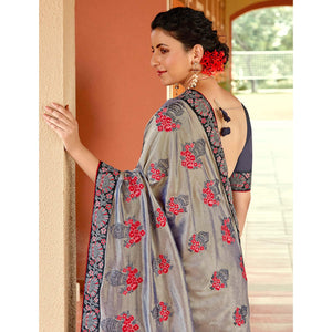 grey-floral-embroidered-vichitra-silk-saree-1