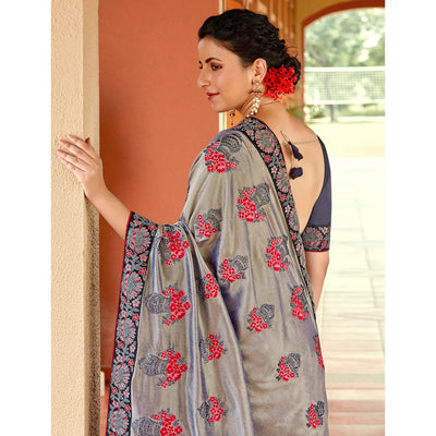 grey-floral-embroidered-vichitra-silk-saree-1