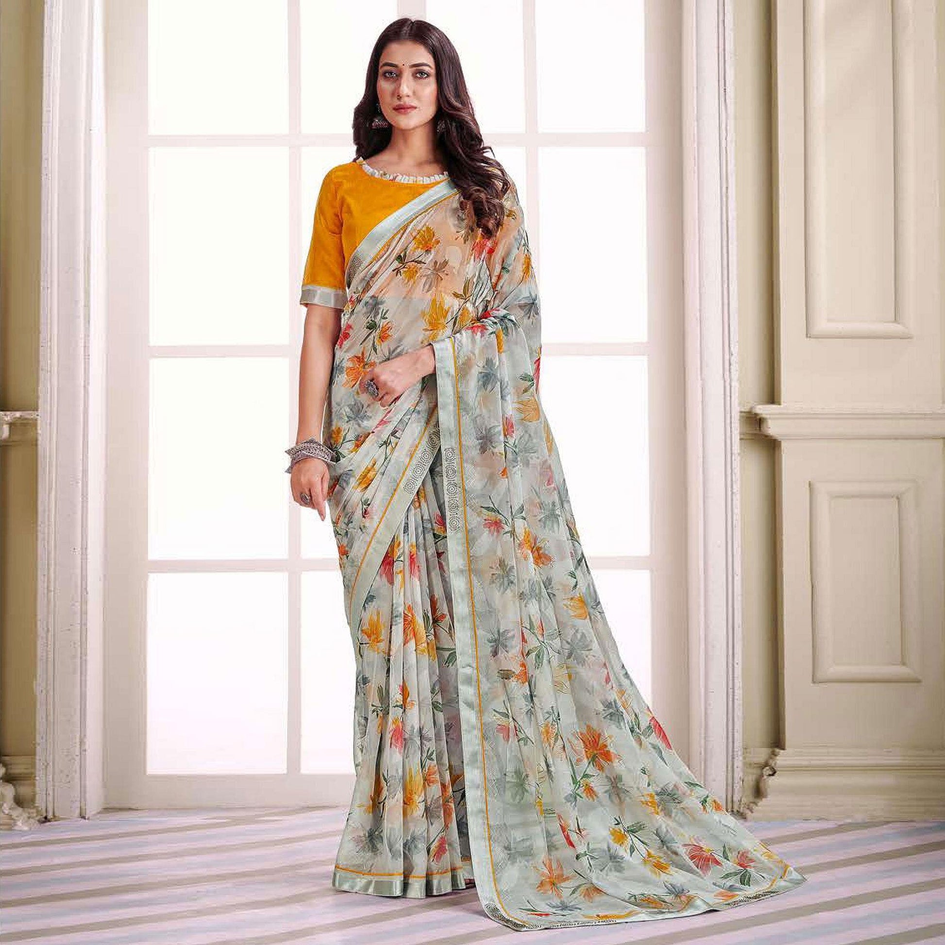 grey-floral-printed-brasso-saree-143722