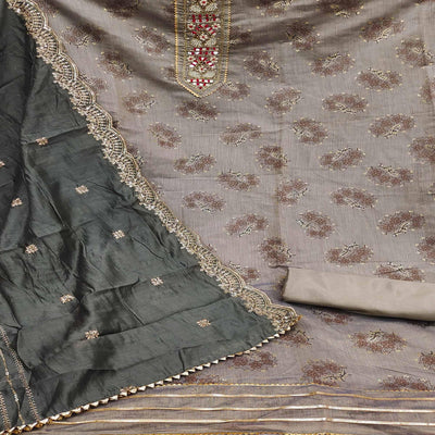 grey-floral-printed-chanderi-dress-material-142943