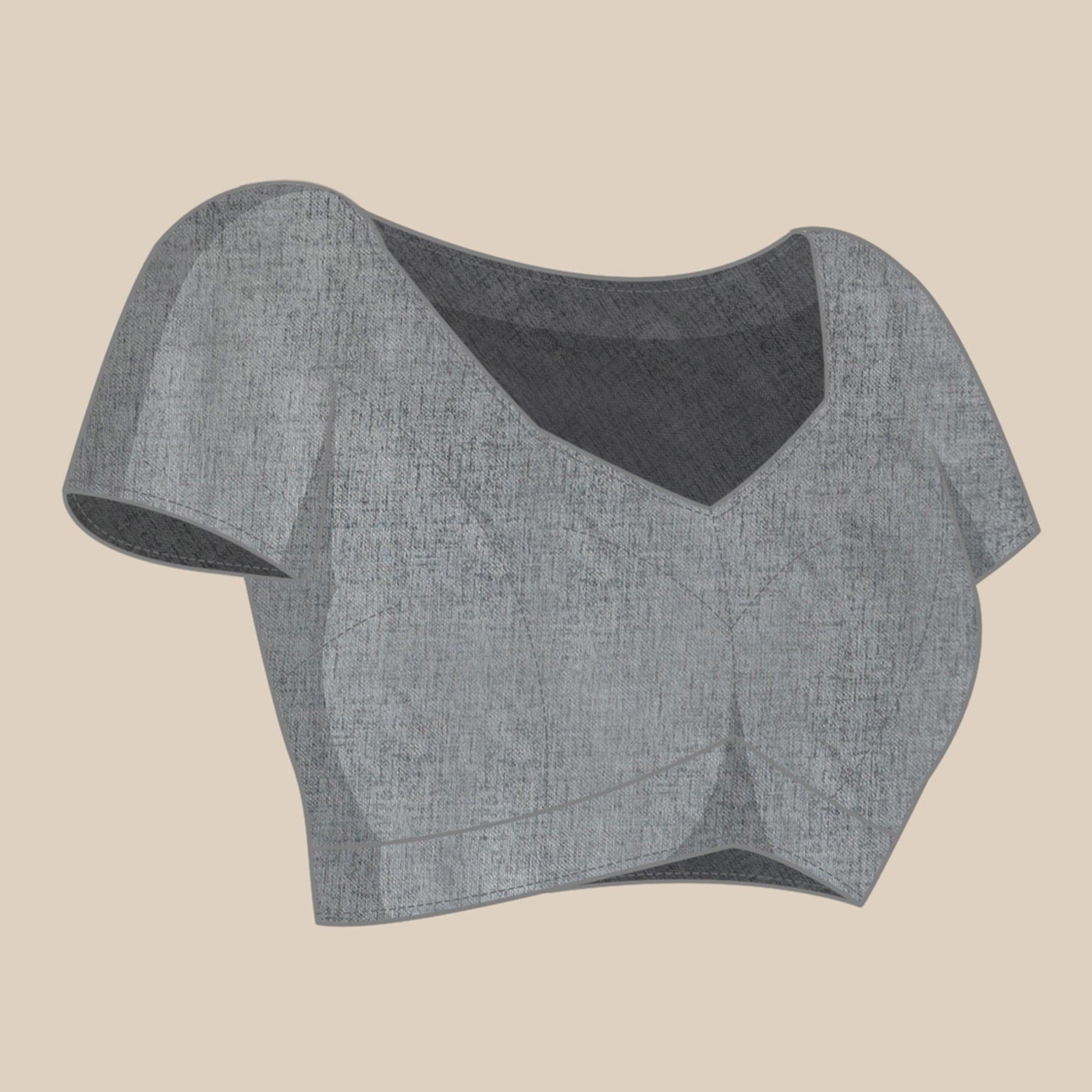 grey-floral-printed-cotton-silk-saree