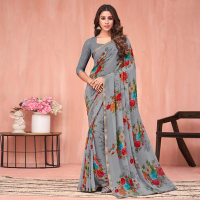 grey-floral-printed-georgette-saree-2