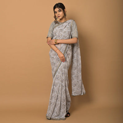 grey-floral-printed-georgette-saree-145569
