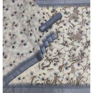grey-floral-printed-linen-saree-145013