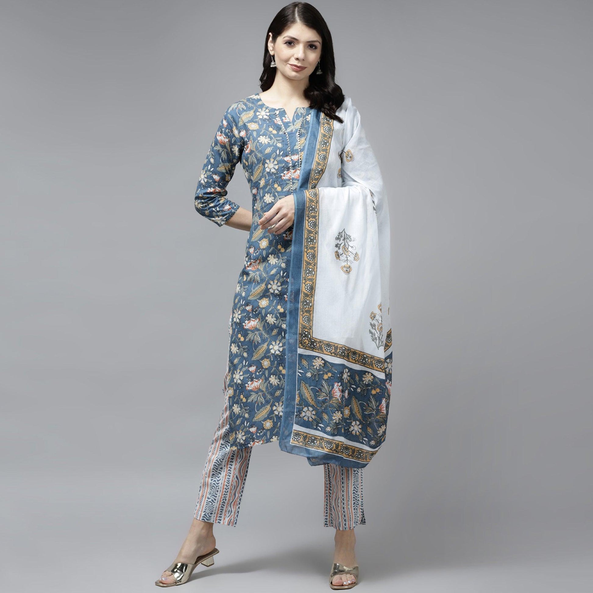 teal-blue-floral-printed-pure-cotton-salwar-suiit-1