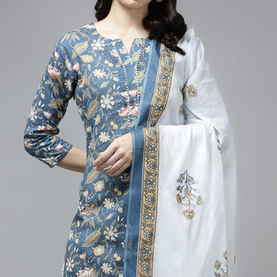 teal-blue-floral-printed-pure-cotton-salwar-suiit-1