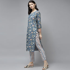 teal-blue-floral-printed-pure-cotton-salwar-suiit-1