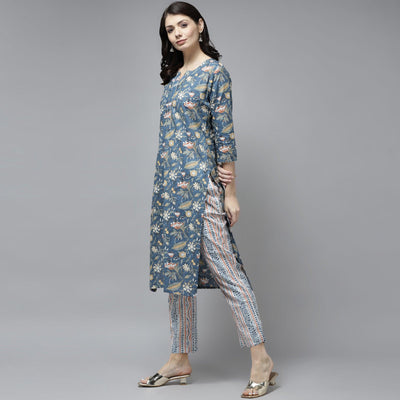 teal-blue-floral-printed-pure-cotton-salwar-suiit-1