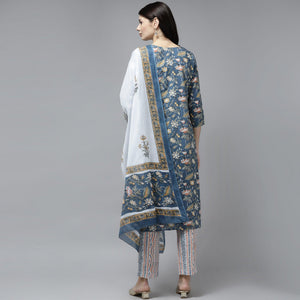 teal-blue-floral-printed-pure-cotton-salwar-suiit-1