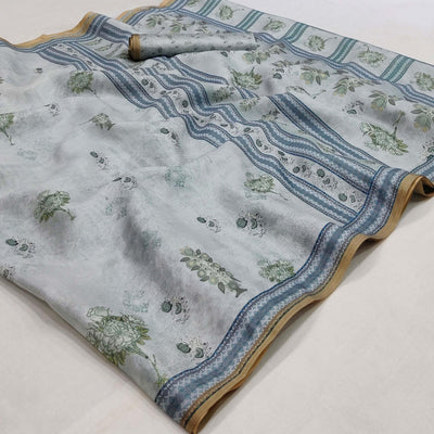 grey-floral-printed-pure-cotton-saree-144998