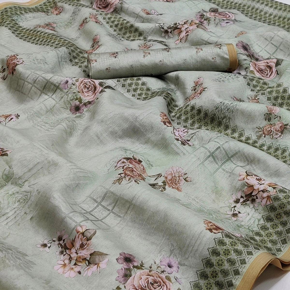 grey-floral-printed-pure-cotton-saree-144993