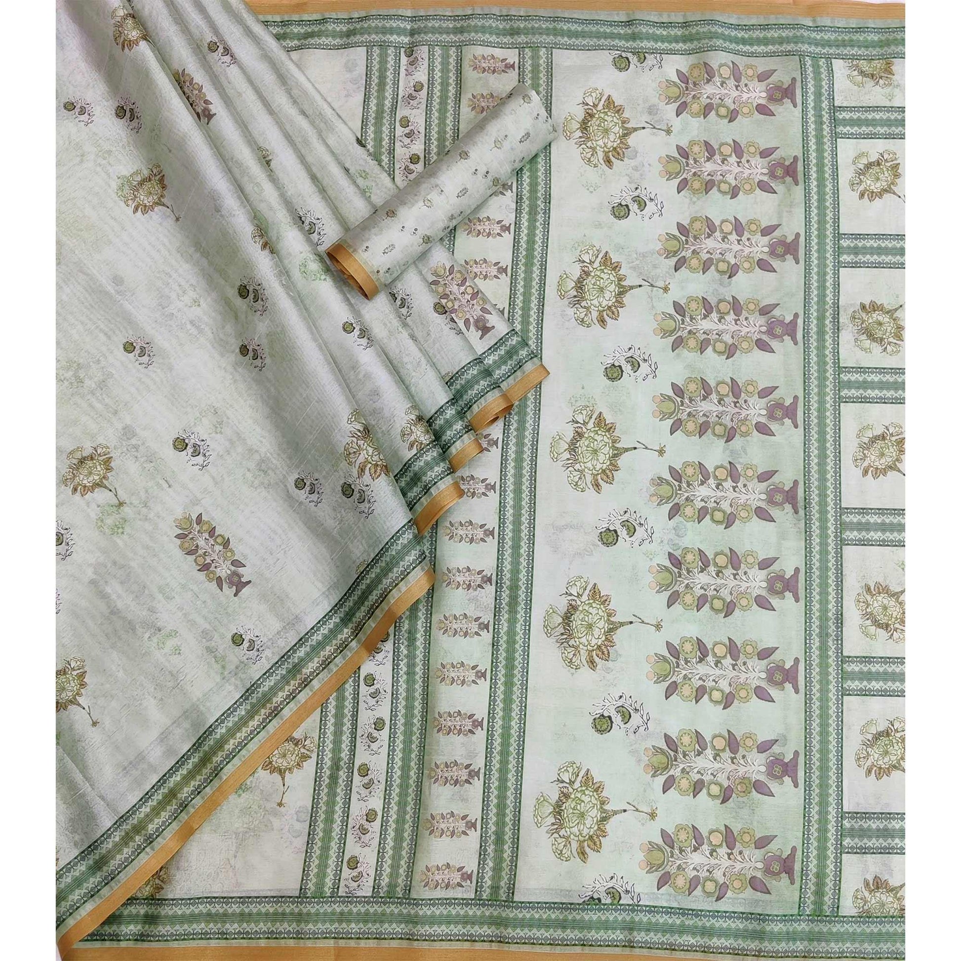 grey-floral-printed-pure-cotton-saree-144997