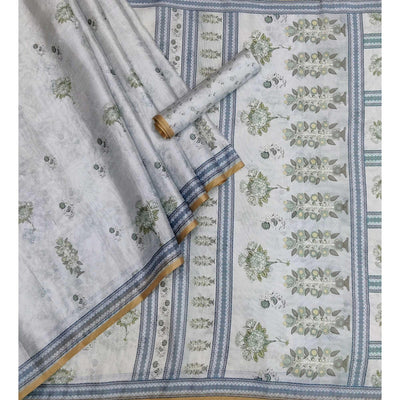 grey-floral-printed-pure-cotton-saree-144998